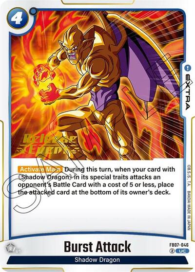 Burst Attack card