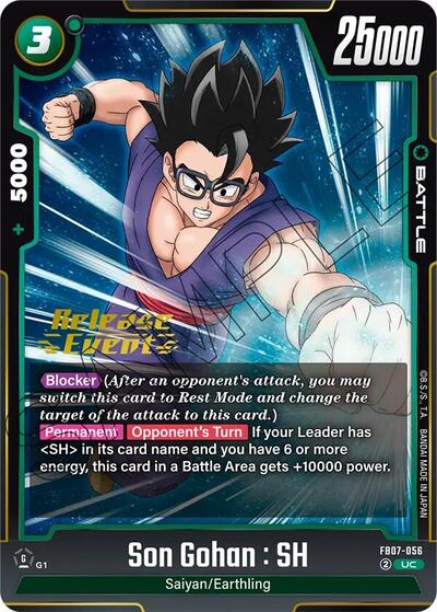 Son Gohan : SH - FB07-056 card