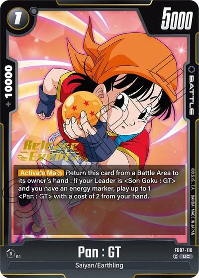 Pan : GT card
