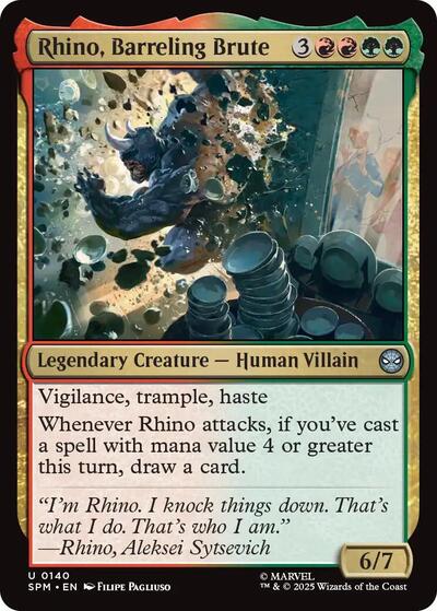 Rhino Barreling Brute