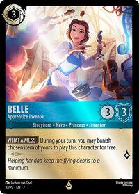 Belle - Apprentice Inventor - Disney Lorcana Promo Cards - Lorcana card