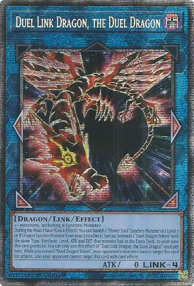 DUEL LINK, THE DUEL LINK DRAGON SR 遊戯王 Duel Link Dragon, the Duel Dragon - 2025 Mega-Pack - YuGiOh