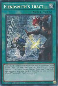 thumbnail image 2 of Yu-Gi-Oh! MP25-EN089 Fiendsmith's Requiem – Prismatic Secret Rare 1st Edition – Near Mint 2 of 6