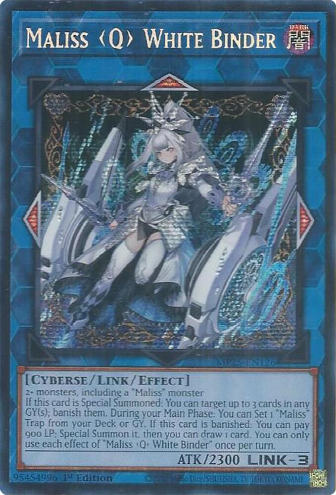 Maliss Q White Binder - 2025 Mega-Pack - YuGiOh - TCGplayer.com