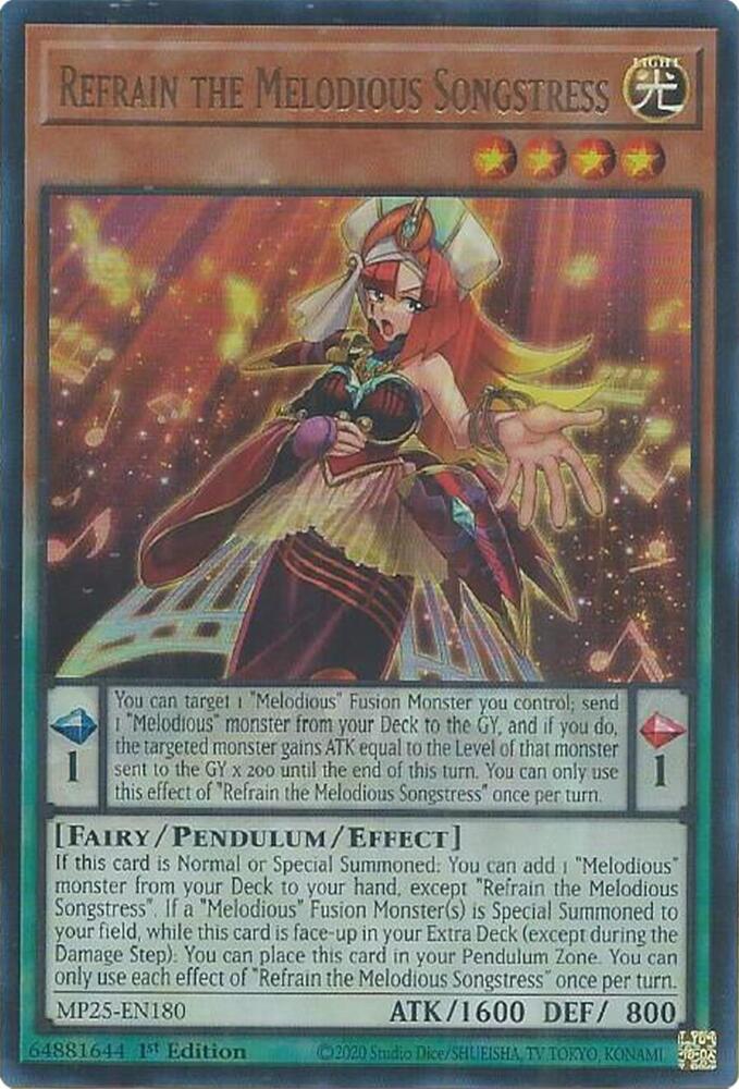 Refrain the Melodious Songstress - 2025 Mega-Pack - YuGiOh