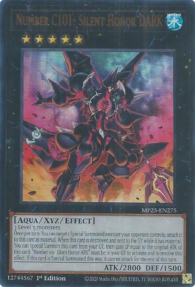 Number C101: Silent Honor DARK - 2025 Mega-Pack - YuGiOh