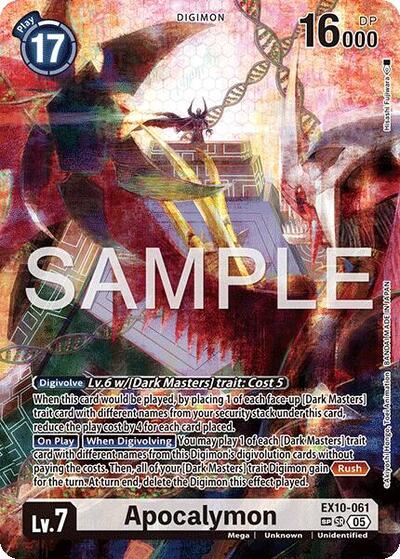 Apocalymon (SP) Sinister Order card price