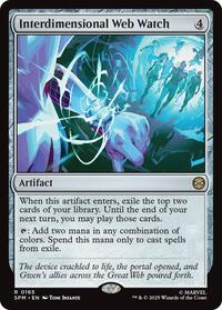 Interdimensional Web Watch - Marvel's Spider-Man - Magic: The Gathering card