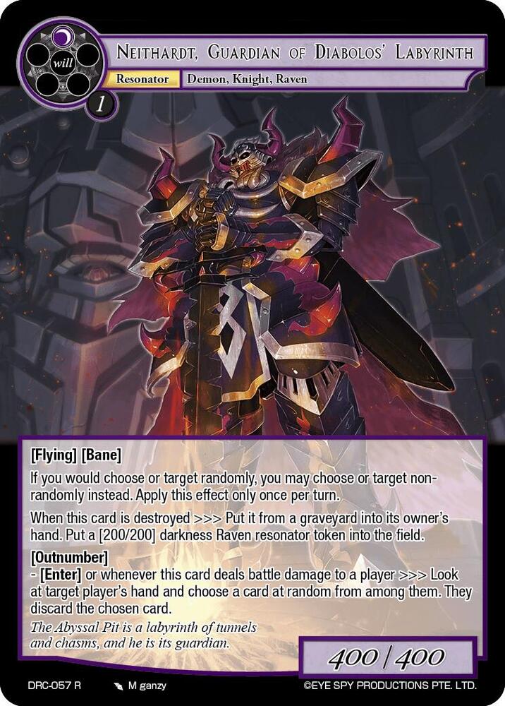 Neithardt, Guardian of Diabolos' Labyrinth
