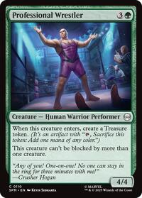 Professional Wrestler - Marvel's Spider-Man - Magic: The Gathering card