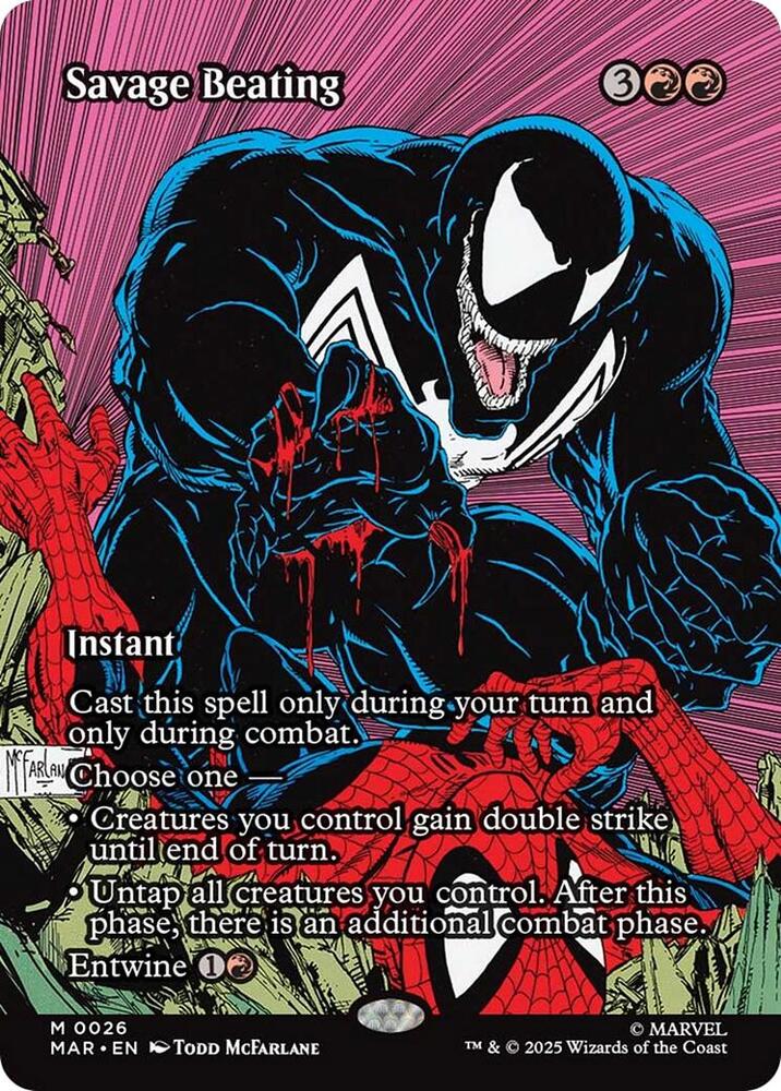 Savage Beating (Borderless) - Marvel Universe Eternal-Legal