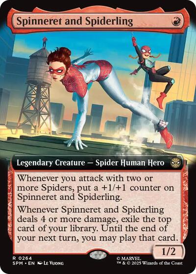 Spinneret and Spiderling Extended Art