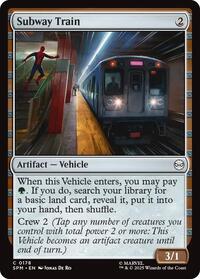 Subway Train - Marvel's Spider-Man - Magic: The Gathering card