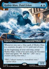Hydro-Man, Fluid Felon (Extended Art) - Marvel's Spider-Man - Magic: The Gathering card