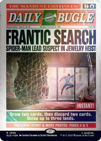Frantic Search 1996 Rainbow Foil