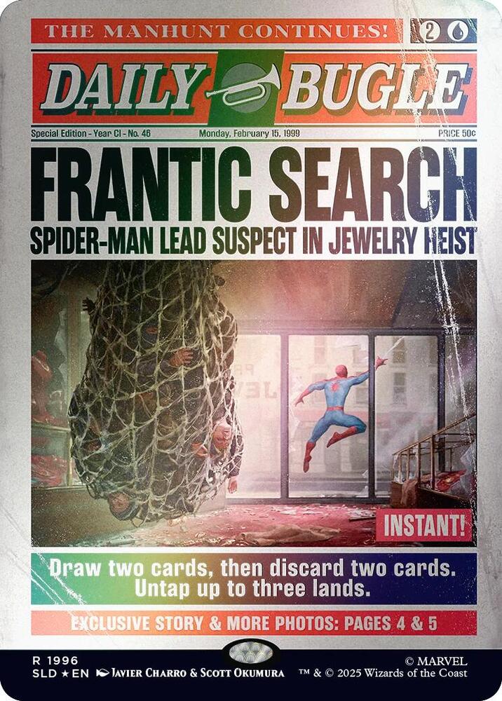 Frantic Search (1996) (Rainbow Foil) - Secret Lair Drop Series