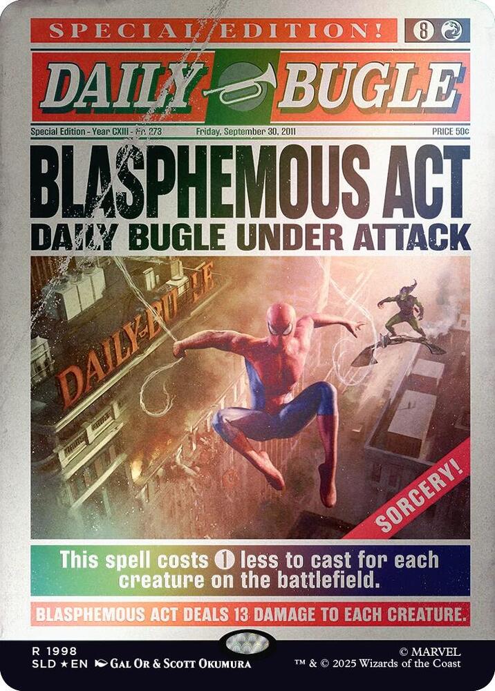 Blasphemous Act (1998) (Rainbow Foil) - Secret Lair Drop Series