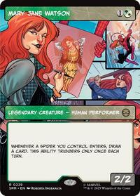 Mary Jane Watson (Borderless) - Marvel's Spider-Man - Magic: The Gathering card
