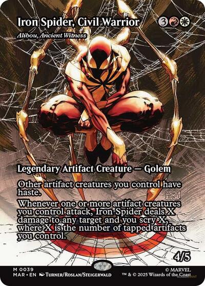 Iron Spider Civil Warrior Alibou Ancient Witness Borderless