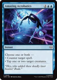 Amazing Acrobatics - Marvel's Spider-Man - Magic: The Gathering card