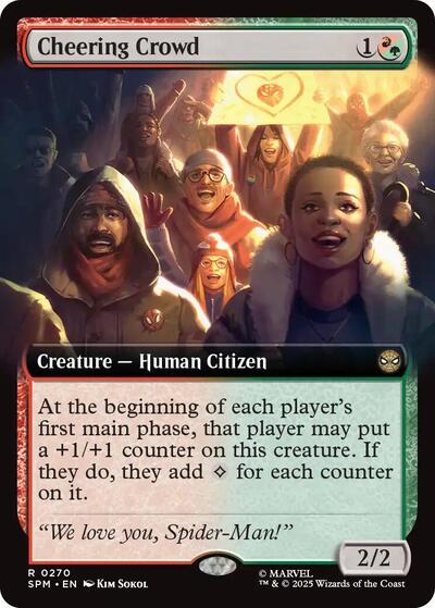 Cheering Crowd Extended Art