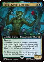 mtg jackal cards Familiar TrampleWhenever you cast a creature spell with mana value equal to Jackals power Jackal Pup (foil)