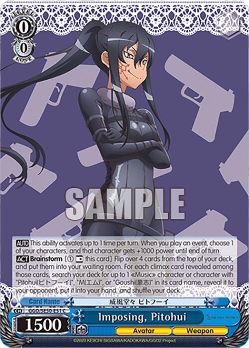 Imposing, Pitohui