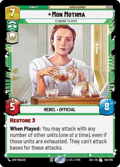 Mon Mothma Clinging to Hope