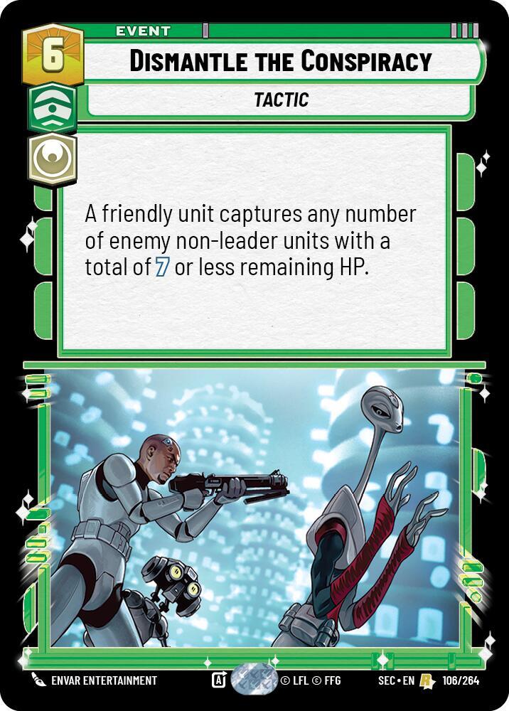 Dismantle the Conspiracy 106/264 card