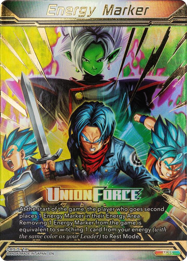 桃蓮玉☆。.:＊・゜✡ 皇 'energy' Energy Marker - Union Force (M-15) - Prismatic Clash - Dragon Ball