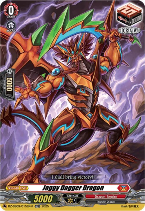 Jaggy Dagger Dragon TDR Price & Card Details — DZ-SS09: Zero Tendo