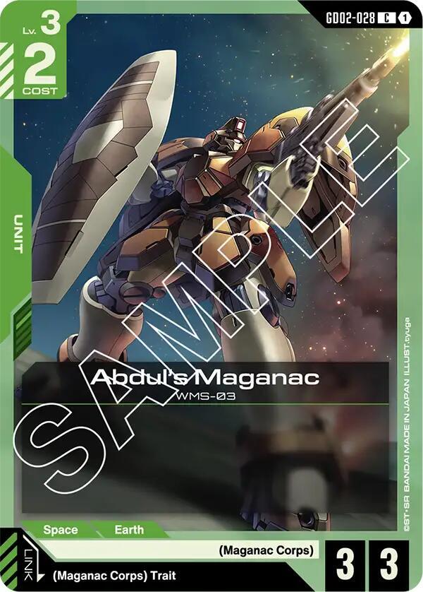 Abdul's Maganac - Dual Impact - Gundam Card Game - TCGplayer.com