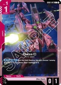 Gaza C - Dual Impact - Gundam card
