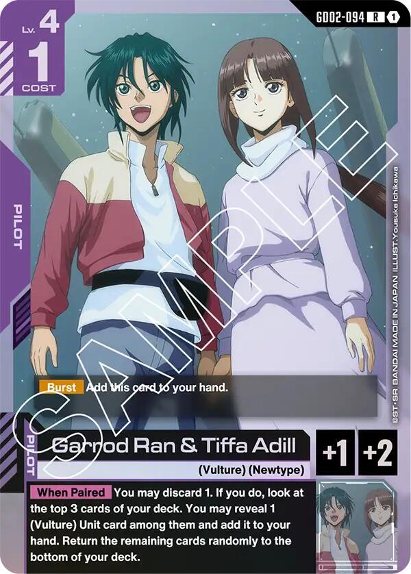 Garrod Ran & Tiffa Adill - Dual Impact - Gundam Card Game