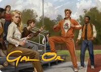 Flash Thompson, Spider-Fan Art Card (Gold-Stamped Signature) - Art Series: Marvel's Spider-Man - Magic: The Gathering card