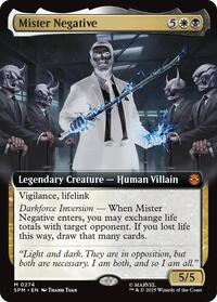 Mister Negative (Extended Art) - Marvel's Spider-Man - Magic: The Gathering card