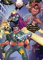 Behold the Sinister Six! Art Card (45/54) (Gold-Stamped