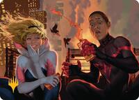Heroes' Hangout Art Card (Gold-Stamped Planeswalker Symbol)