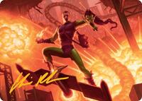 Green Goblin, Revenant Art Card (Gold-Stamped Signature) - Art