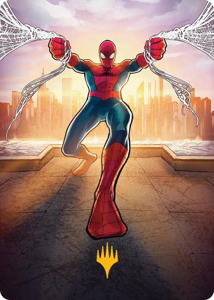 Amazing Spider-Man Art Card (36/54) (Gold-Stamped Planeswalker