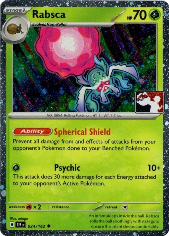 Rabsca (Cosmos Holo) 024/162 from Prize Pack Series Cards