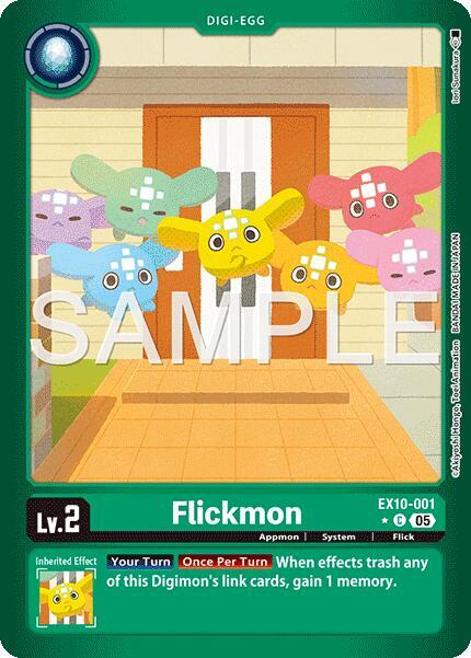 Flickmon Limited Foil digimon card
