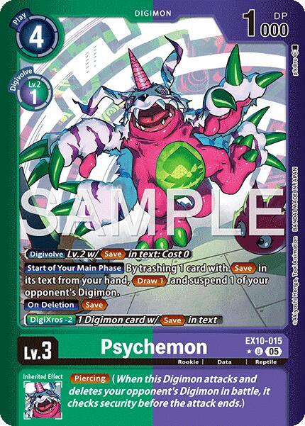 Psychemon (Limited Foil) - Sinister Order - Digimon Card Game