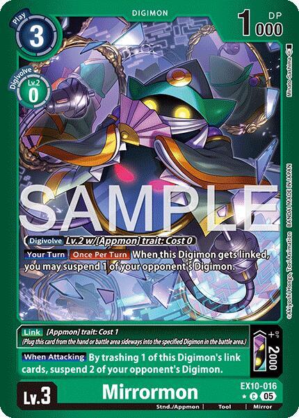 Mirrormon Limited Foil digimon card