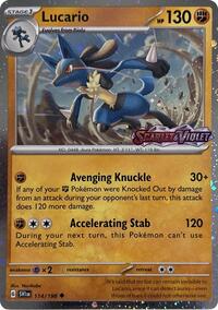 Lucario (Scarlet & Violet Stamp)