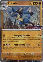 Lucario (Scarlet & Violet Stamp) · Miscellaneous Cards & Products · #114/198 · Holofoil