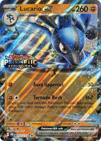 Lucario ex (Prismatic Evolutions Stamp) #051/131 from Miscellaneous Cards & Products Pokemon card image