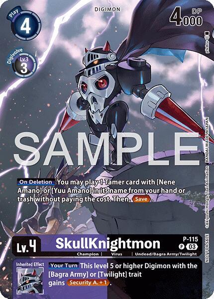 SkullKnightmon - P-115 (Sinister Order Legend Pack) - Digimon