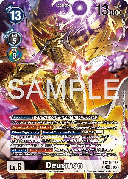Deusmon (Alternate Art) - Sinister Order - Digimon Card Game