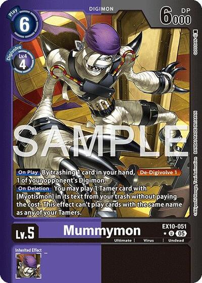 Mummymon (Limited Foil) Sinister Order card price